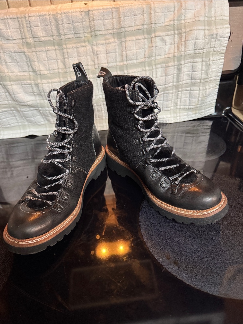 Bionica Darlene All Weather Hiker Combat Boots Worn Once
